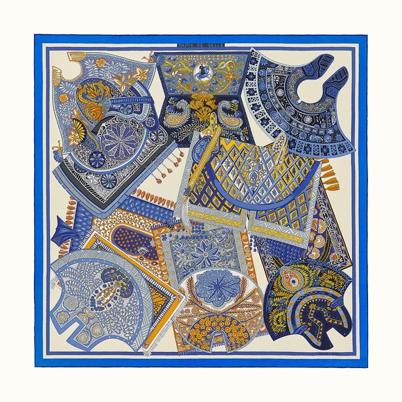 Hermes silk scarf 90 - Picture 2 of 3